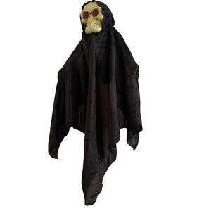 Gemmy Hanging Grim Reaper Halloween Decoration Battery Operated‎ 24 NOTWORKING